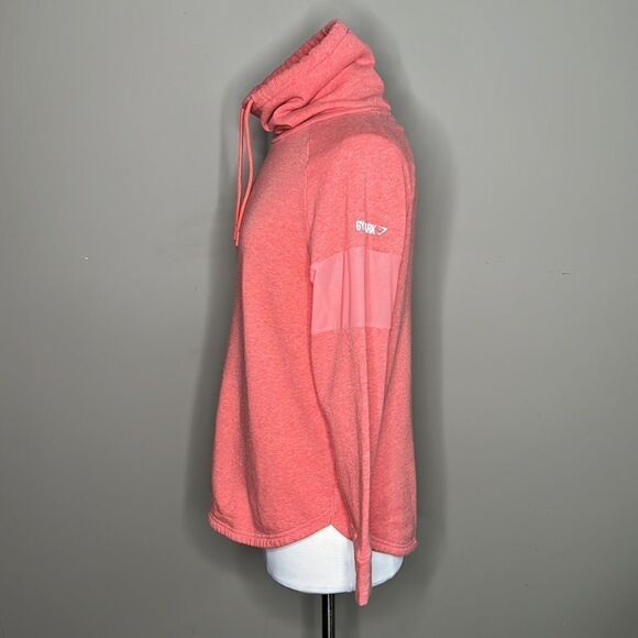 gymshark Slouch Neck Pullover Hoody Mesh Armband Pullover Sweatshirt - Picture 6 of 10